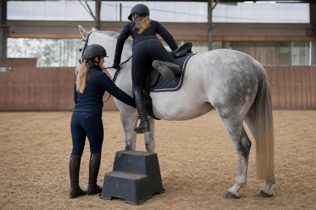 Monter à cheval quand on est débutant : posture, équilibre et premiers réflexes